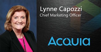 Lynne Capozzi Chief Marketing Officer works for Acquia, which Gartner has nominated as a Top CMS platform.
