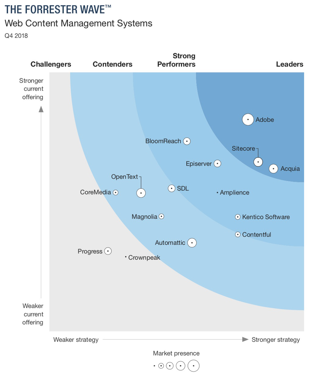 The Forrester Wave: Web Content Management Systems Q4 2018
